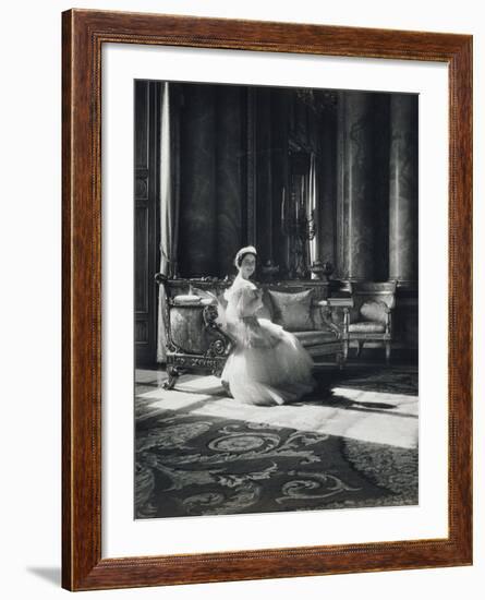 Her Majesty Queen Elizabeth the Queen Mother, England-Cecil Beaton-Framed Photographic Print