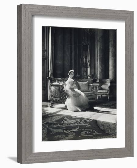 Her Majesty Queen Elizabeth the Queen Mother, England-Cecil Beaton-Framed Photographic Print