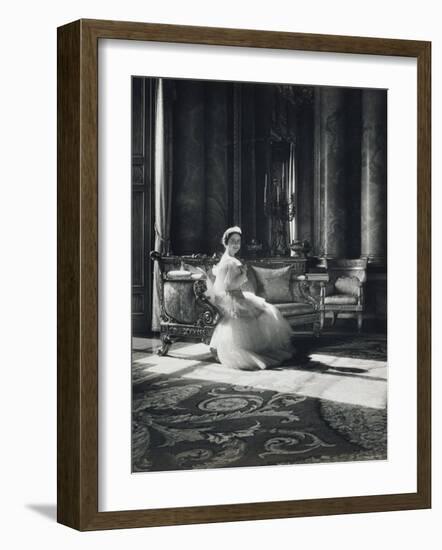 Her Majesty Queen Elizabeth the Queen Mother, England-Cecil Beaton-Framed Photographic Print