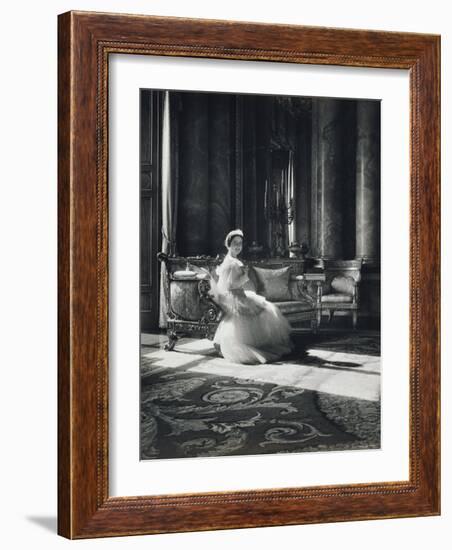 Her Majesty Queen Elizabeth the Queen Mother, England-Cecil Beaton-Framed Photographic Print