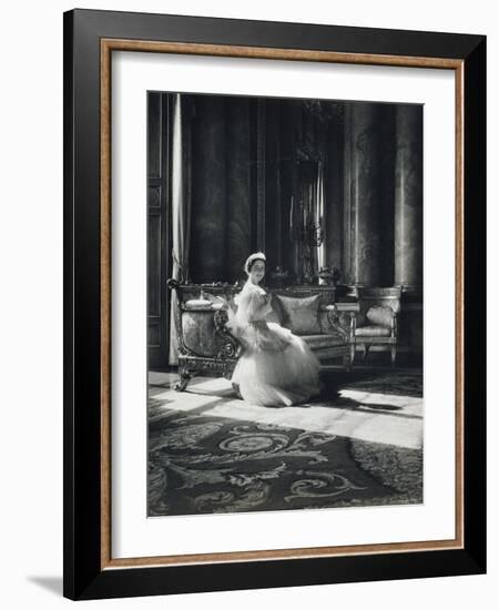 Her Majesty Queen Elizabeth the Queen Mother, England-Cecil Beaton-Framed Photographic Print