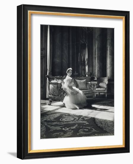 Her Majesty Queen Elizabeth the Queen Mother, England-Cecil Beaton-Framed Photographic Print