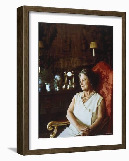 Her Majesty Queen Elizabeth the Queen Mother, England-Cecil Beaton-Framed Photographic Print