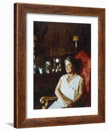 Her Majesty Queen Elizabeth the Queen Mother, England-Cecil Beaton-Framed Photographic Print