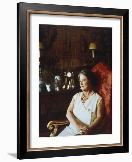 Her Majesty Queen Elizabeth the Queen Mother, England-Cecil Beaton-Framed Photographic Print