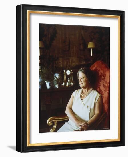 Her Majesty Queen Elizabeth the Queen Mother, England-Cecil Beaton-Framed Photographic Print