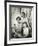 Her Majesty Queen Elizabeth the Queen Mother, Princess Elizabeth and Princess Margaret-Cecil Beaton-Framed Photographic Print