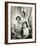 Her Majesty Queen Elizabeth the Queen Mother, Princess Elizabeth and Princess Margaret-Cecil Beaton-Framed Photographic Print