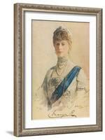 Her Majesty Queen Mary, 1913-John Lavery-Framed Giclee Print