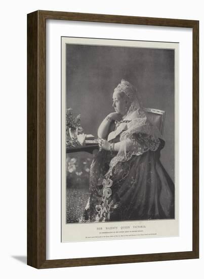 Her Majesty Queen Victoria-null-Framed Giclee Print