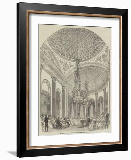 Her Majesty's Concert, Buckingham Palace, the Grand Saloon-null-Framed Giclee Print