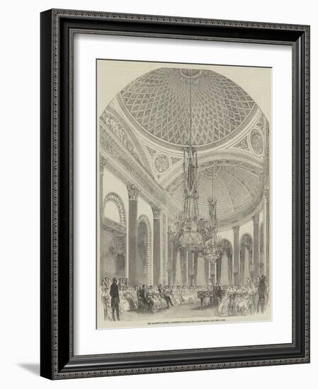 Her Majesty's Concert, Buckingham Palace, the Grand Saloon-null-Framed Giclee Print