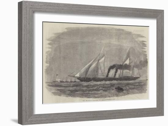 Her Majesty's Gun-Boat, Flying-Fish-George Henry Andrews-Framed Giclee Print