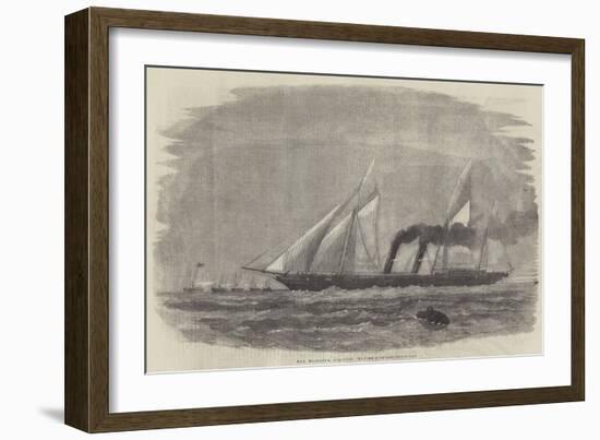 Her Majesty's Gun-Boat, Flying-Fish-George Henry Andrews-Framed Giclee Print