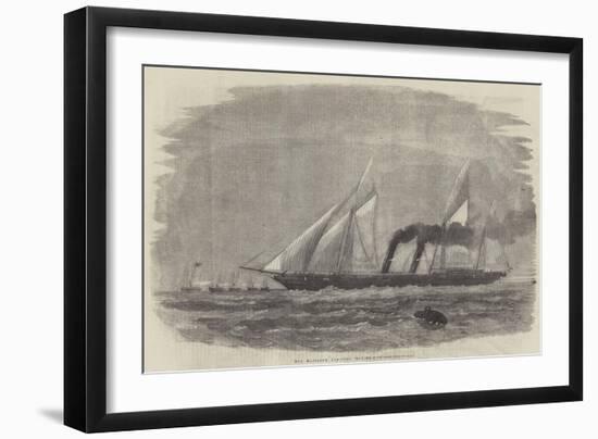 Her Majesty's Gun-Boat, Flying-Fish-George Henry Andrews-Framed Giclee Print