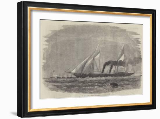 Her Majesty's Gun-Boat, Flying-Fish-George Henry Andrews-Framed Giclee Print