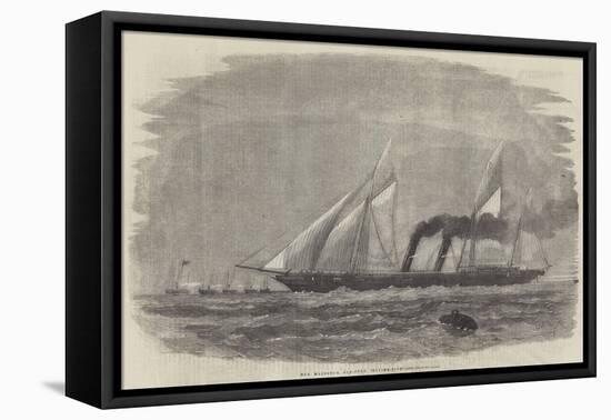 Her Majesty's Gun-Boat, Flying-Fish-George Henry Andrews-Framed Premier Image Canvas