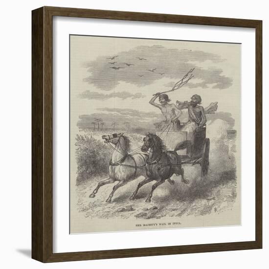 Her Majesty's Mail in India-null-Framed Giclee Print