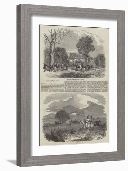 Her Majesty's Stag-Hounds at Hillingdon-Harrison William Weir-Framed Giclee Print