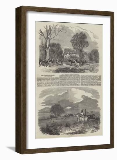 Her Majesty's Stag-Hounds at Hillingdon-Harrison William Weir-Framed Giclee Print