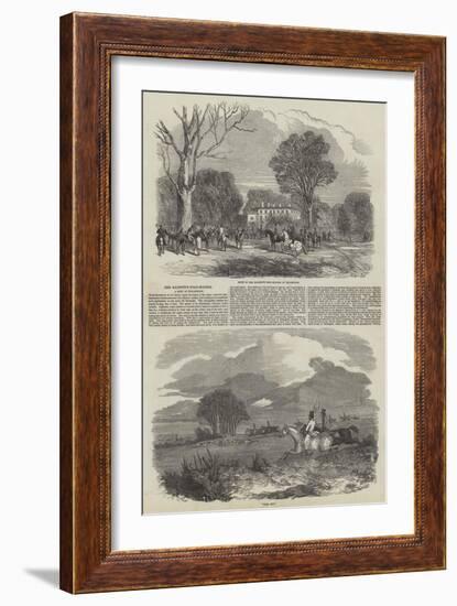 Her Majesty's Stag-Hounds at Hillingdon-Harrison William Weir-Framed Giclee Print