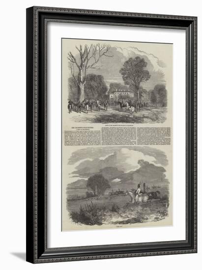 Her Majesty's Stag-Hounds at Hillingdon-Harrison William Weir-Framed Giclee Print