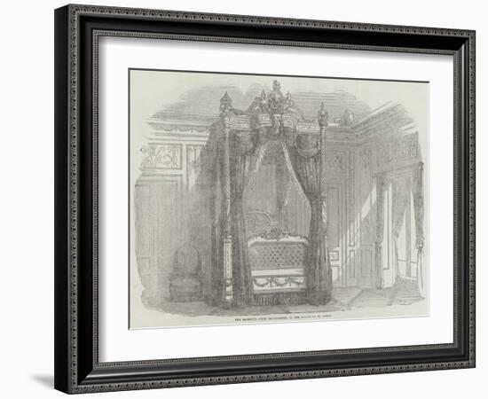 Her Majesty's State Bed-Chamber, in the Palace of St Cloud-null-Framed Giclee Print