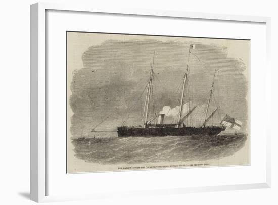 Her Majesty's Steam-Ship Seagull, Commander Montagu O'Reilly-null-Framed Giclee Print