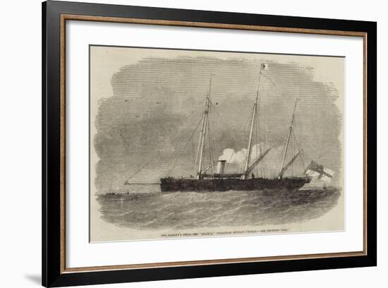 Her Majesty's Steam-Ship Seagull, Commander Montagu O'Reilly-null-Framed Giclee Print