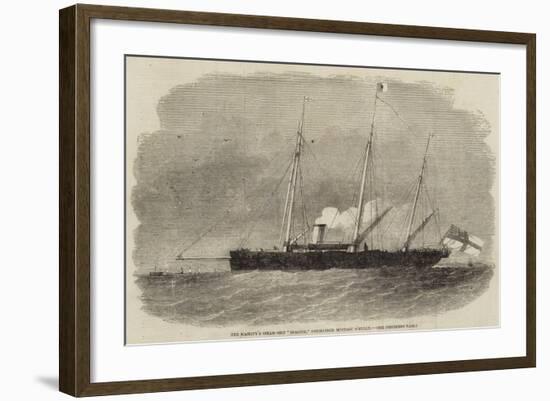 Her Majesty's Steam-Ship Seagull, Commander Montagu O'Reilly-null-Framed Giclee Print