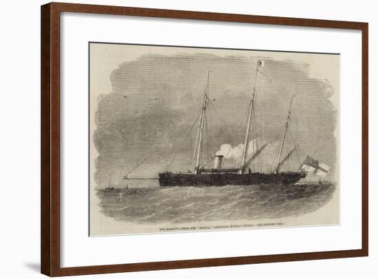 Her Majesty's Steam-Ship Seagull, Commander Montagu O'Reilly-null-Framed Giclee Print