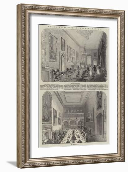 Her Majesty's Visit to Arundel Castle-null-Framed Giclee Print