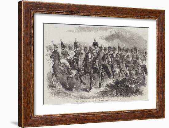 Her Majesty's Visit to France, the French Guides-null-Framed Giclee Print