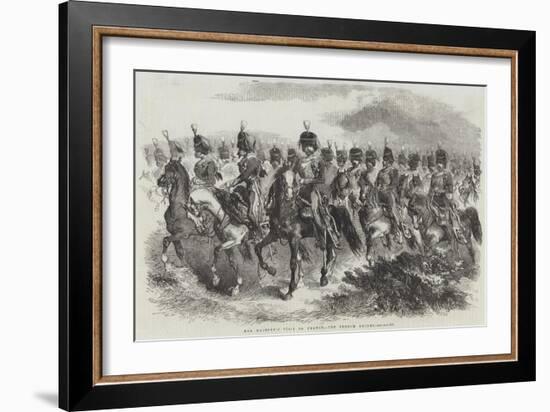 Her Majesty's Visit to France, the French Guides-null-Framed Giclee Print