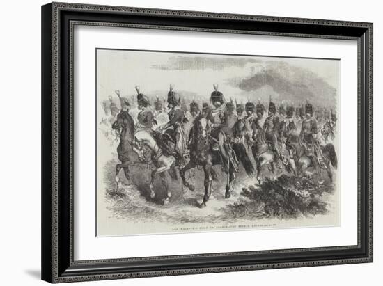 Her Majesty's Visit to France, the French Guides-null-Framed Giclee Print