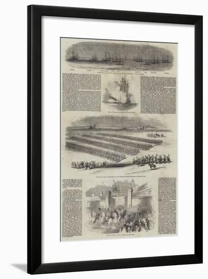 Her Majesty's Visit to France-null-Framed Giclee Print