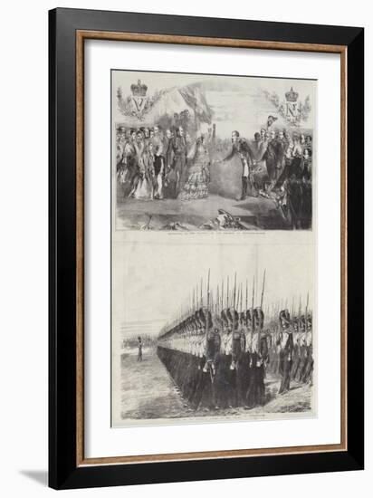 Her Majesty's Visit to France-null-Framed Giclee Print