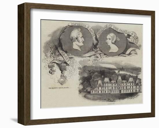 Her Majesty's Visit to France-null-Framed Giclee Print