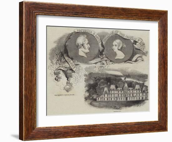 Her Majesty's Visit to France-null-Framed Giclee Print