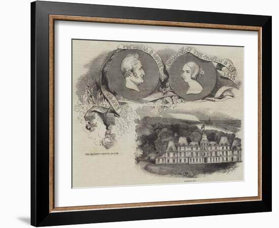 Her Majesty's Visit to France-null-Framed Giclee Print