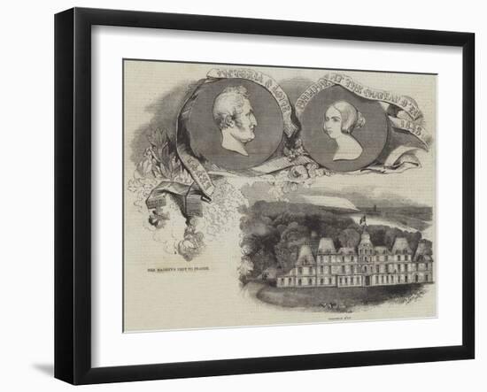 Her Majesty's Visit to France-null-Framed Giclee Print