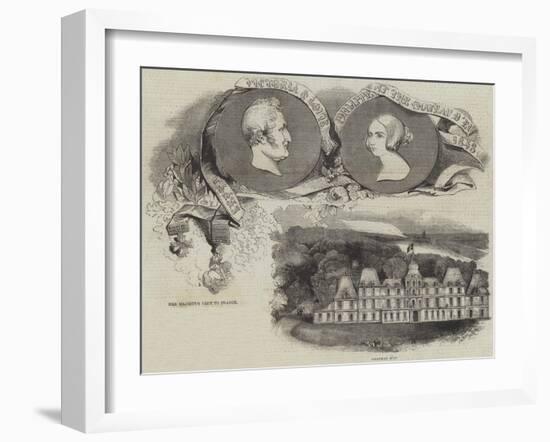 Her Majesty's Visit to France-null-Framed Giclee Print