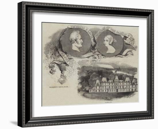 Her Majesty's Visit to France-null-Framed Giclee Print