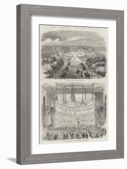 Her Majesty's Visit to France-null-Framed Giclee Print