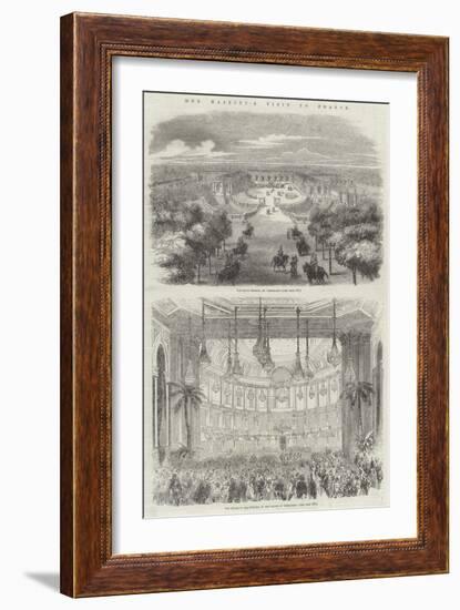 Her Majesty's Visit to France-null-Framed Giclee Print