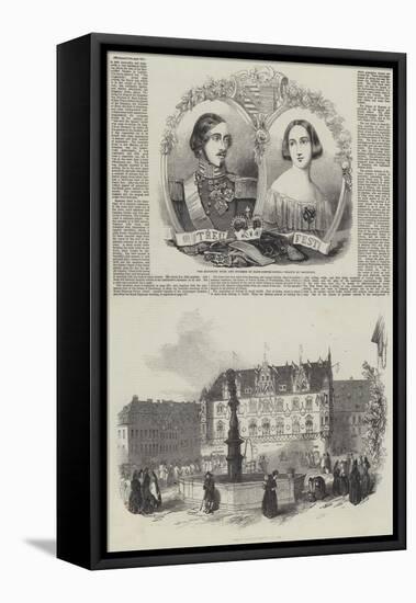 Her Majesty's Visit to Germany-Charles Baugniet-Framed Premier Image Canvas