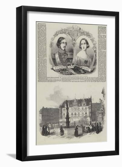 Her Majesty's Visit to Germany-Charles Baugniet-Framed Giclee Print