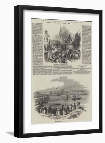 Her Majesty's Visit to Jersey-null-Framed Giclee Print