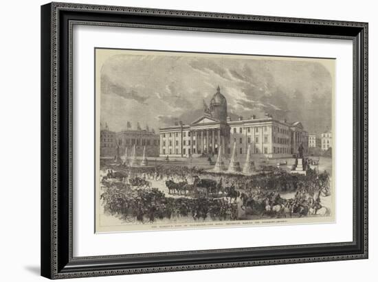 Her Majesty's Visit to Manchester, the Royal Procession Passing the Infirmary-null-Framed Giclee Print