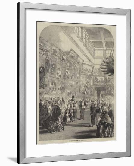 Her Majesty's Visit to the Royal Academy-null-Framed Giclee Print